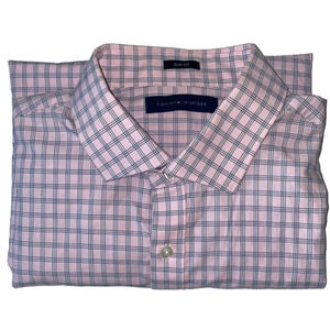 TOMMY HILFIGER Check Slim Fit Dress Shirt